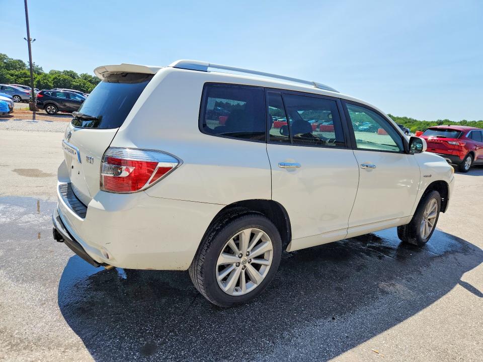 2008 Toyota Highlander hybrid VIN JTEEW41A982011089 COPART salvage auction — FRONT END, Md - Certificate Of Title (P), sold $1,500 on 2026-07-27 (photo 3)