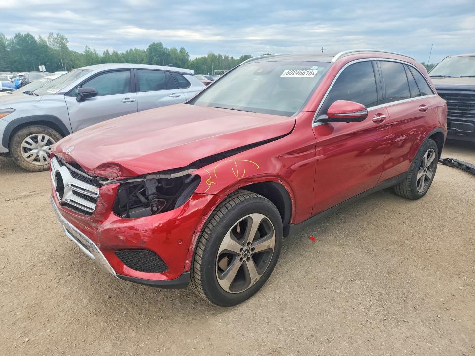 2019 Mercedes-benz Glc class VIN WDC0G4KBXKV127209 COPART salvage auction — FRONT END, ON - PERMIT NO BRAND - UNFIT, sold $225 on 2026-07-21 (photo 1)