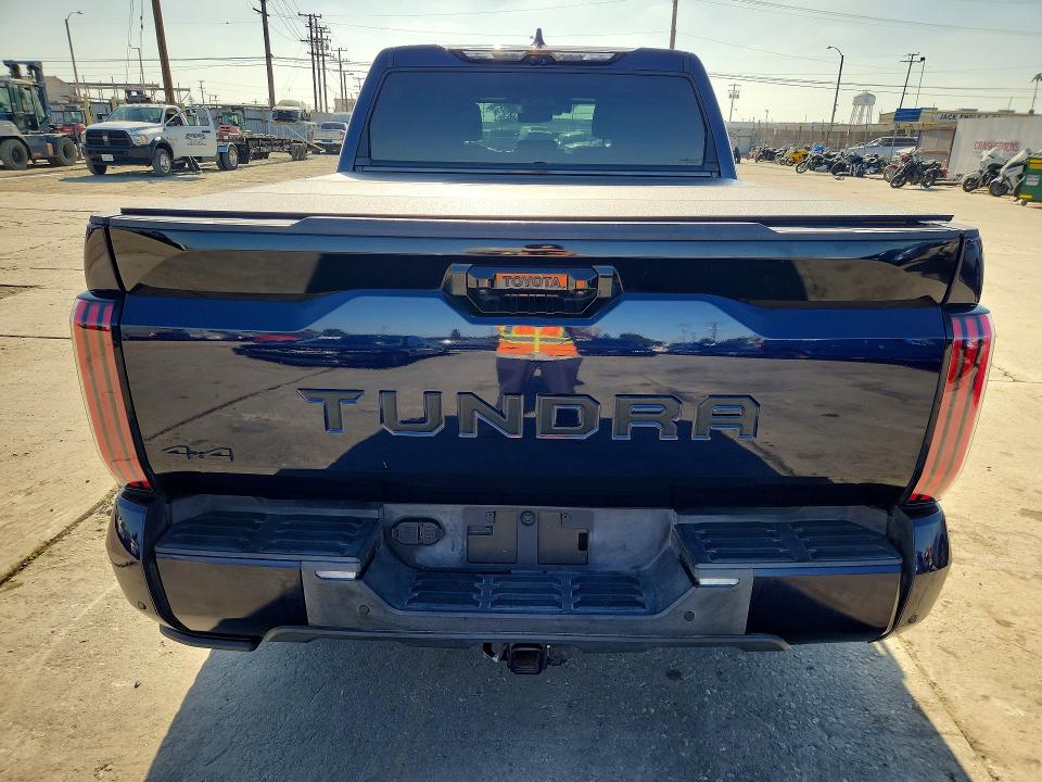 2023 Toyota Tundra VIN 5TFNA5DB7PX106863 COPART salvage auction — FRONT END, Ca - Salvage Certificate, sold $27,500 on 2026-07-20 (photo 6)