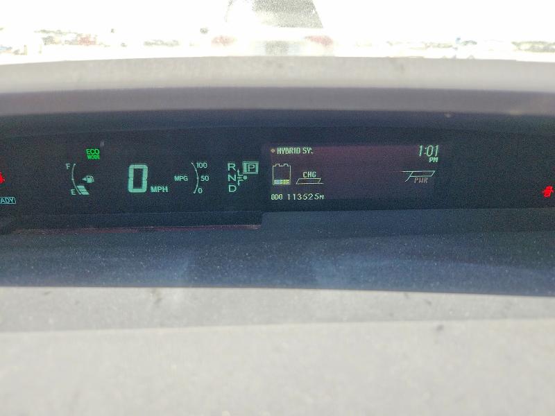 2011 Toyota Prius VIN JTDKN3DU2B1477728 COPART salvage auction — VANDALISM, TX - SALVAGE VEHICLE TITLE, sold $1,150 on 2026-07-23 (photo 9)