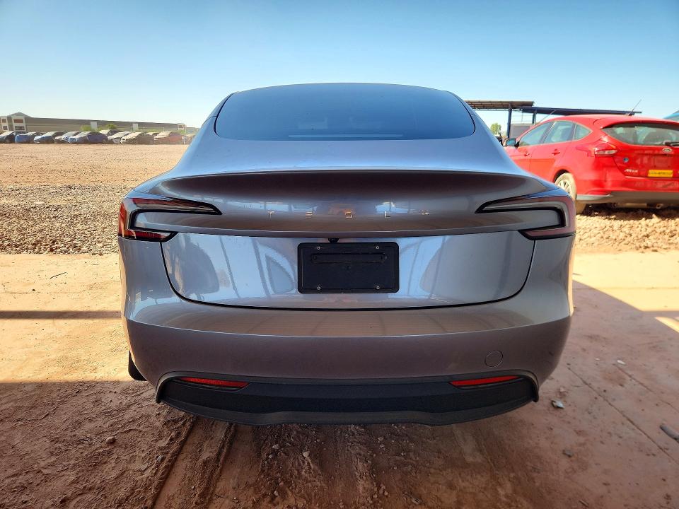 2025 Tesla VIN 5YJ3E1EA2SF081058 COPART salvage auction — FRONT END, Salvage Title, sold $250 on 2026-07-23 (photo 6)
