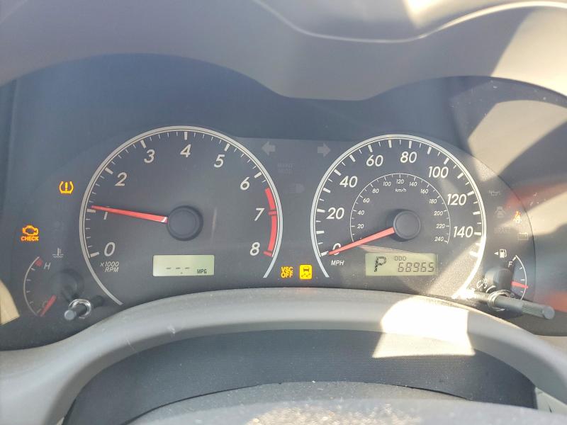 2010 Toyota Corolla VIN JTDBU4EE6AJ073023 COPART salvage auction — ROOF, Md - Certificate Of Title, sold $2,950 on 2026-07-28 (photo 9)