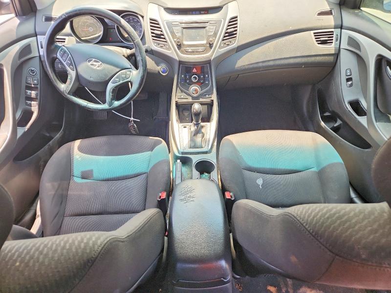 2016 Hyundai Elantra VIN KMHDH4AE0GU568629 COPART salvage auction — FRONT END, TX - CERTIFICATE OF TITLE, sold $1,200 on 2026-08-02 (photo 8)
