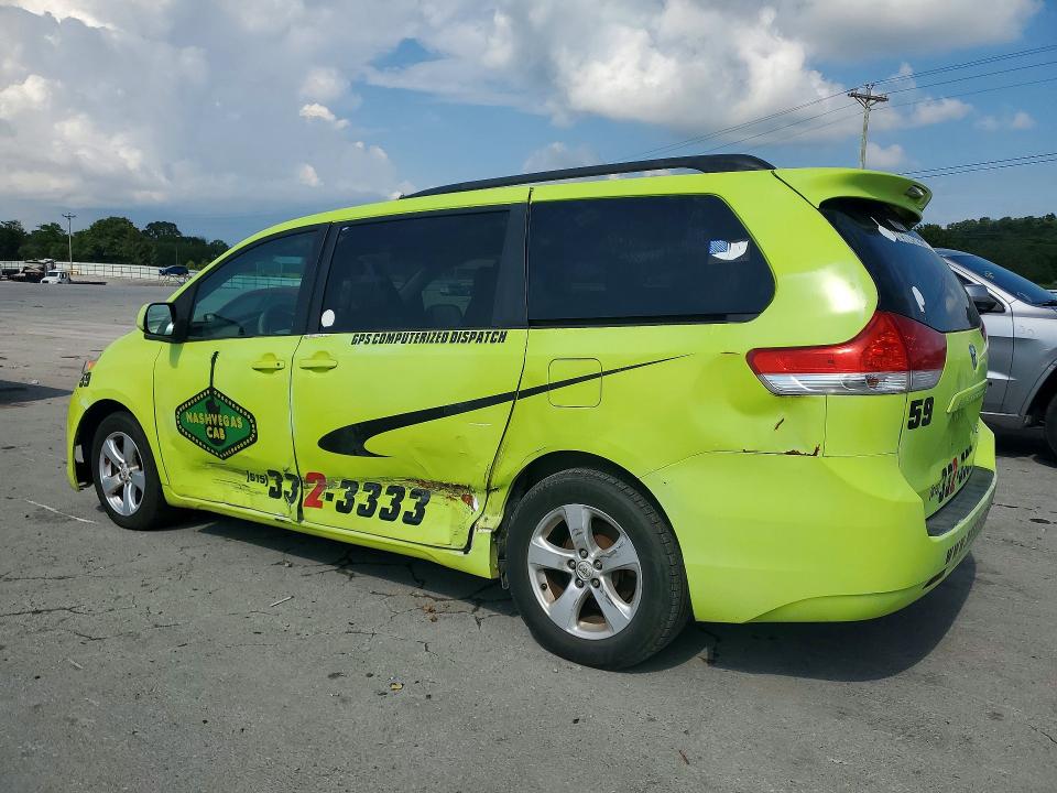 2012 Toyota Sienna VIN 5TDKK3DC3CS190757 COPART salvage auction — SIDE, Salvage Title, sold $1,200 on 2026-07-15 (photo 2)