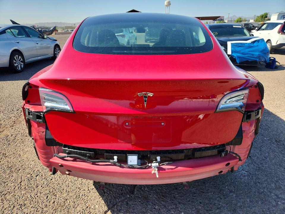2022 Tesla Model 3 VIN 5YJ3E1EA1NF303934 COPART salvage auction — SIDE, AZ - CERTIFICATE OF TITLE, sold $3,650 on 2026-07-20 (photo 6)