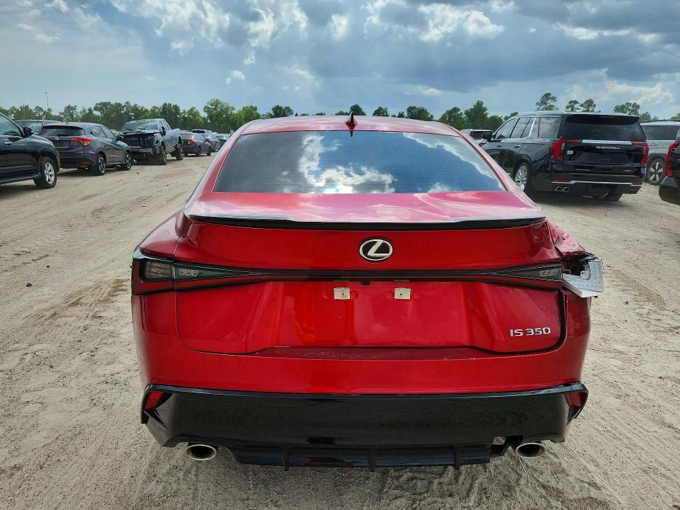 2025 Lexus Is 350 VIN JTHBZ1B28S5084253 COPART salvage auction — FRONT END, TX - SALVAGE VEHICLE TITLE, sold $10,300 on 2026-07-24 (photo 6)