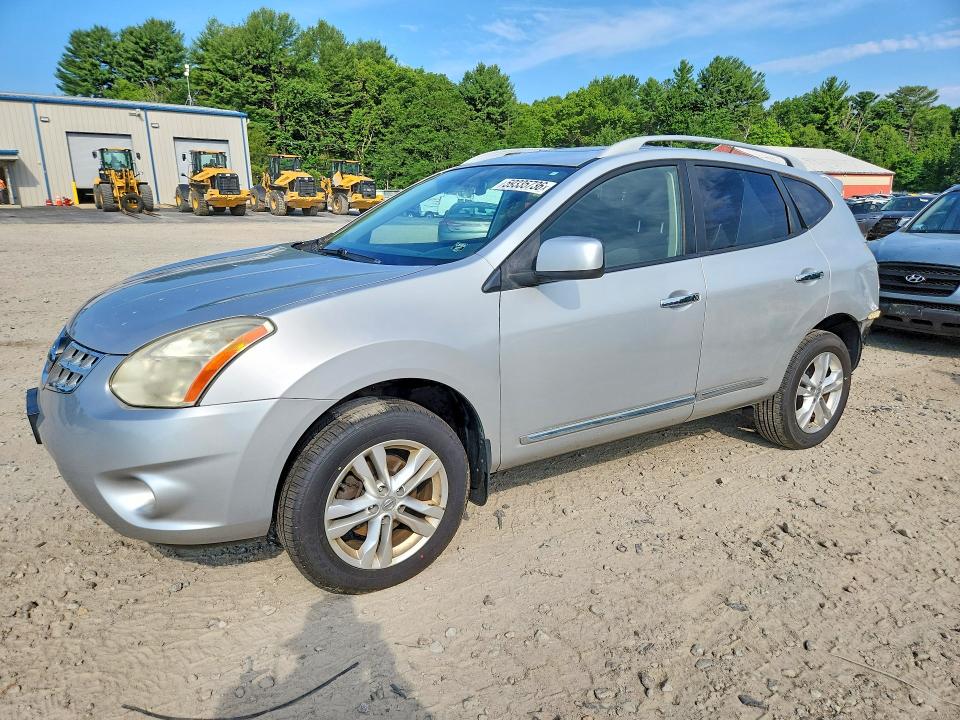 2013 Nissan Rogue VIN JN8AS5MV0DW651640 COPART salvage auction — REAR END, Ma - Cert Of Title-Reconstrctd Coll, sold $400 on 2026-07-15 (photo 1)
