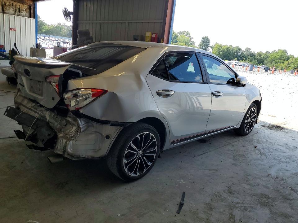 2016 Toyota Corolla VIN 5YFBURHE6GP380799 COPART salvage auction — REAR END, Nc - Salvage Certificate Of Title, sold $425 on 2026-07-29 (photo 3)