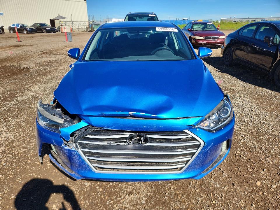 2017 Hyundai Elantra VIN KMHD84LF3HU330734 COPART salvage auction — FRONT END, AB - BOS - SALVAGE, sold $375 on 2026-07-28 (photo 5)