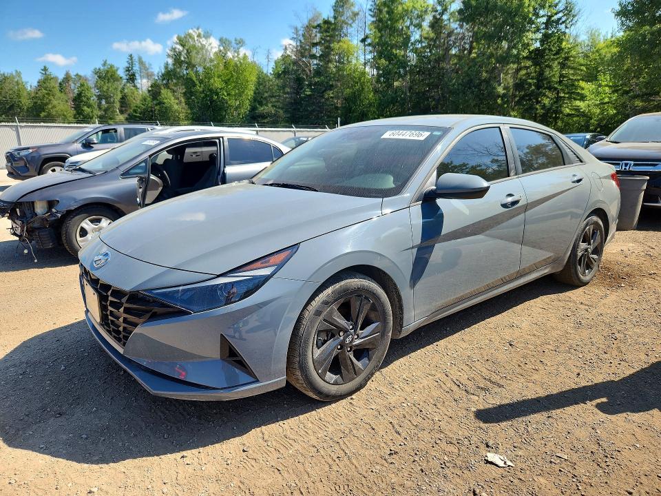 2022 Hyundai Elantra VIN KMHLM4AJ7NU019978 COPART salvage auction — MINOR DENT/SCRATCHES, On - Permit Irrepairable, sold $525 on 2026-07-28 (photo 1)
