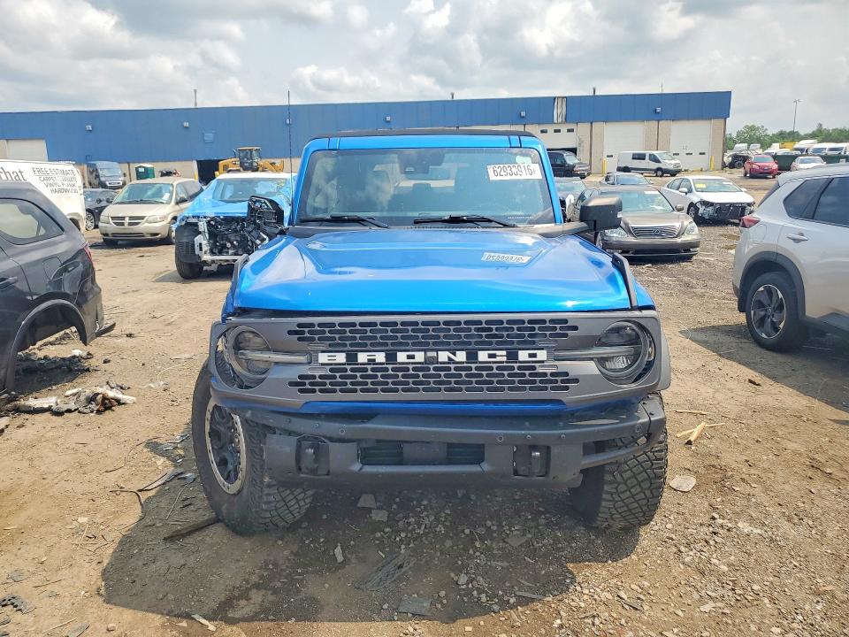 2021 Ford Bronco VIN 1FMEE5DP0MLB09117 COPART salvage auction — FRONT END, Oh - Cert Of Title-Salvage, sold $13,600 on 2026-09-18 (photo 5)