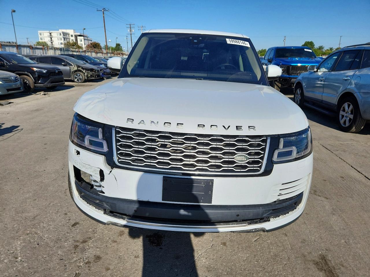 2019 Land rover RANGE ROVER VIN SALGS2RE4KA531081 COPART salvage auction — Front End, CA - SALVAGE CERTIFICATE, sold $14,800 on 2026-09-17 (photo 5)