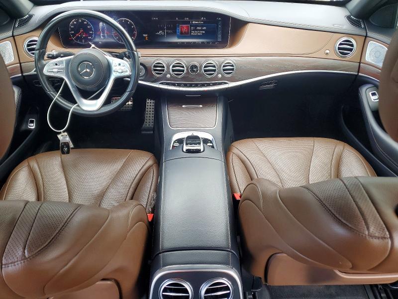 2020 Mercedes-benz S-klasse VIN WDDUG6EB9LA511284 COPART salvage auction — FRONT END, WA - VEHICLE CERT OF OWNERSHIP-TITL, sold $15,800 on 2026-07-31 (photo 8)