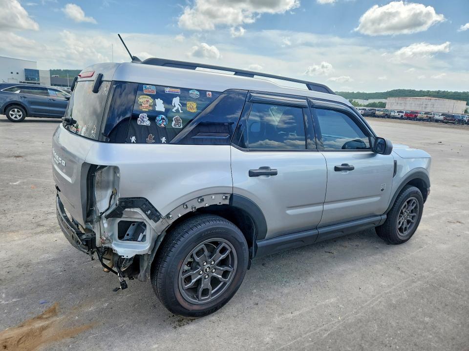 2021 Ford Bronco sport VIN 3FMCR9B64MRA71776 COPART salvage auction — REAR END, Salvage Title, sold $6,599 on 2026-08-21 (photo 3)