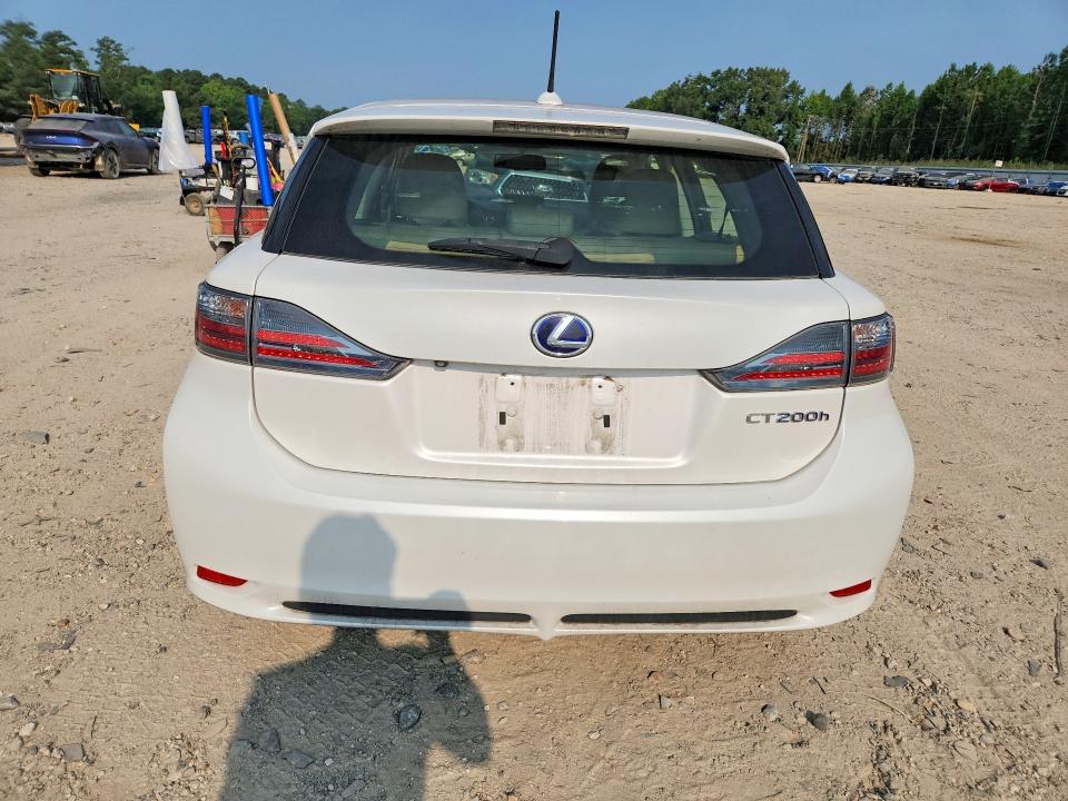 2012 Lexus Ct VIN JTHKD5BHXC2080931 COPART salvage auction — FRONT END, Va - Certificate Of Title, sold $3,550 on 2026-07-28 (photo 6)