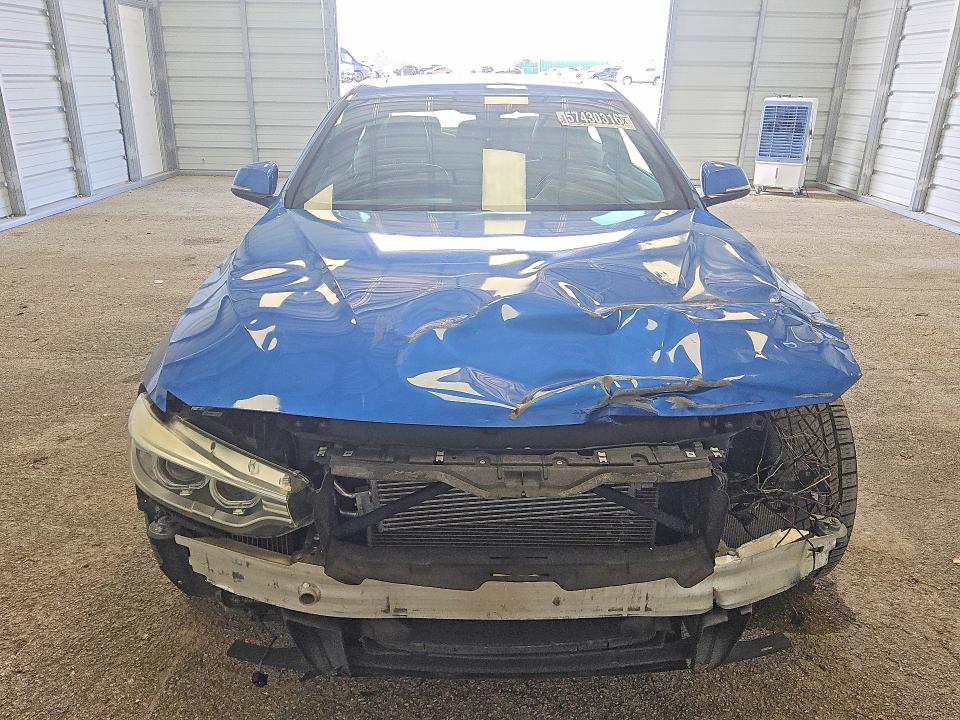 2014 BMW 4 series VIN WBA3R1C56EF729377 COPART salvage auction — FRONT END, FL - CERTIFICATE OF TITLE, sold $400 on 2026-07-28 (photo 5)