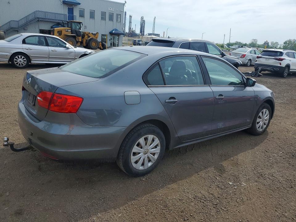 2013 Volkswagen Jetta VIN 3VW1K7AJ4DM300767 COPART salvage auction — SIDE, Qc - Gravement Accidente, sold $400 on 2026-08-11 (photo 3)