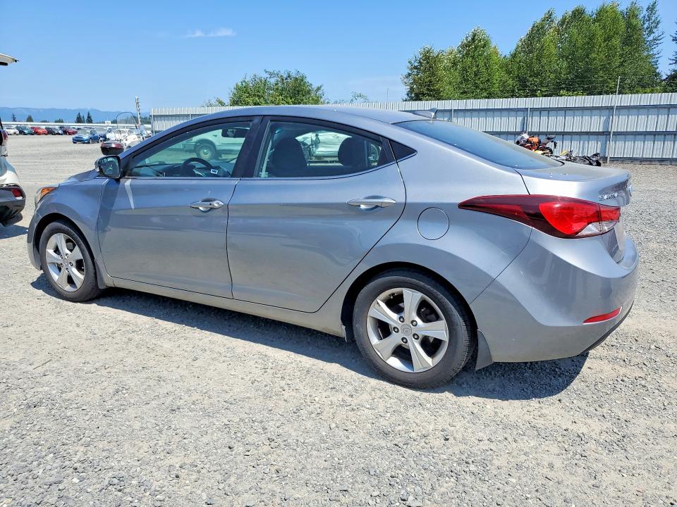 2016 Hyundai Elantra VIN KMHDH4AE2GU545224 COPART salvage auction — SIDE, WA - BILL OF SALE, sold $60 on 2026-07-27 (photo 2)