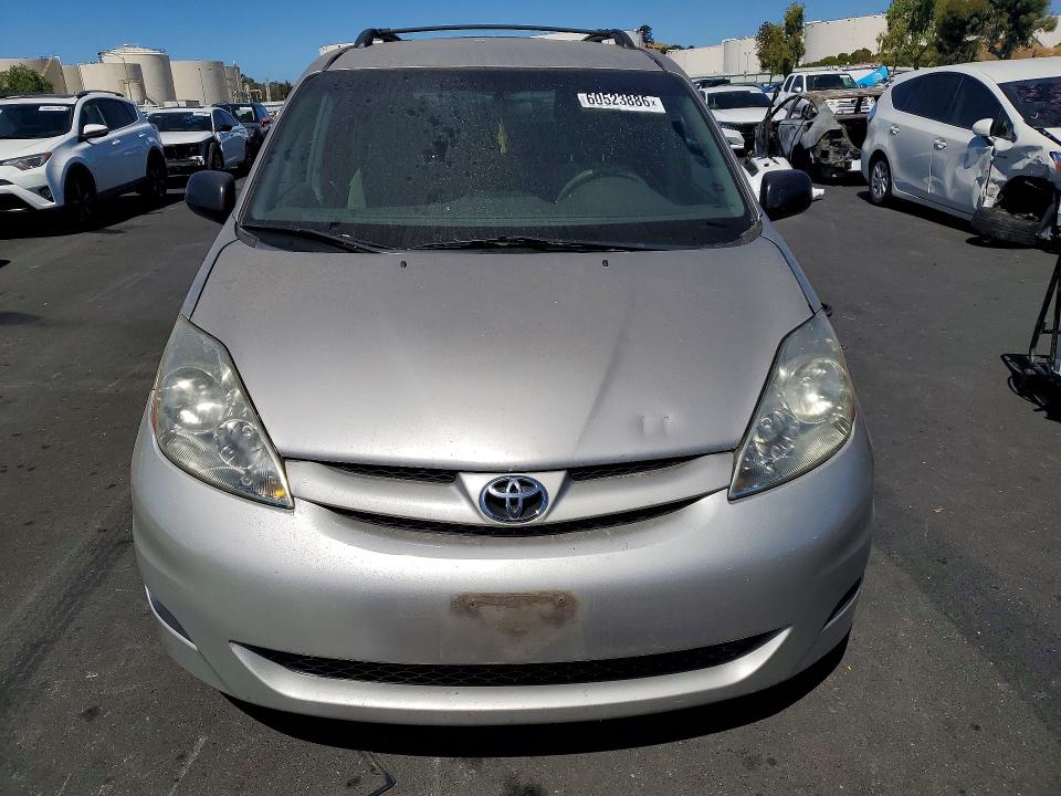 2008 Toyota Sienna VIN 5TDZK23CX8S115796 COPART salvage auction — SIDE, Ca - Salvage Certificate, sold $575 on 2026-07-20 (photo 5)
