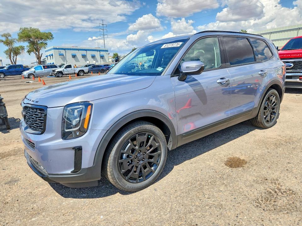 2021 Kia Telluride VIN 5XYP5DHC3MG163490 COPART salvage auction — FRONT END, NM - CERT OF TITLE-SALVAGE (P), sold $200 on 2026-07-30 (photo 1)