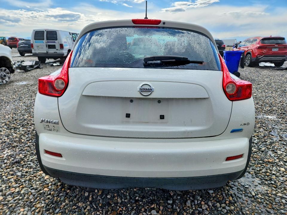 2014 Nissan Juke VIN JN8AF5MV2ET484432 COPART salvage auction — HAIL, Co - Certificate Of Title, sold $375 on 2026-07-28 (photo 6)