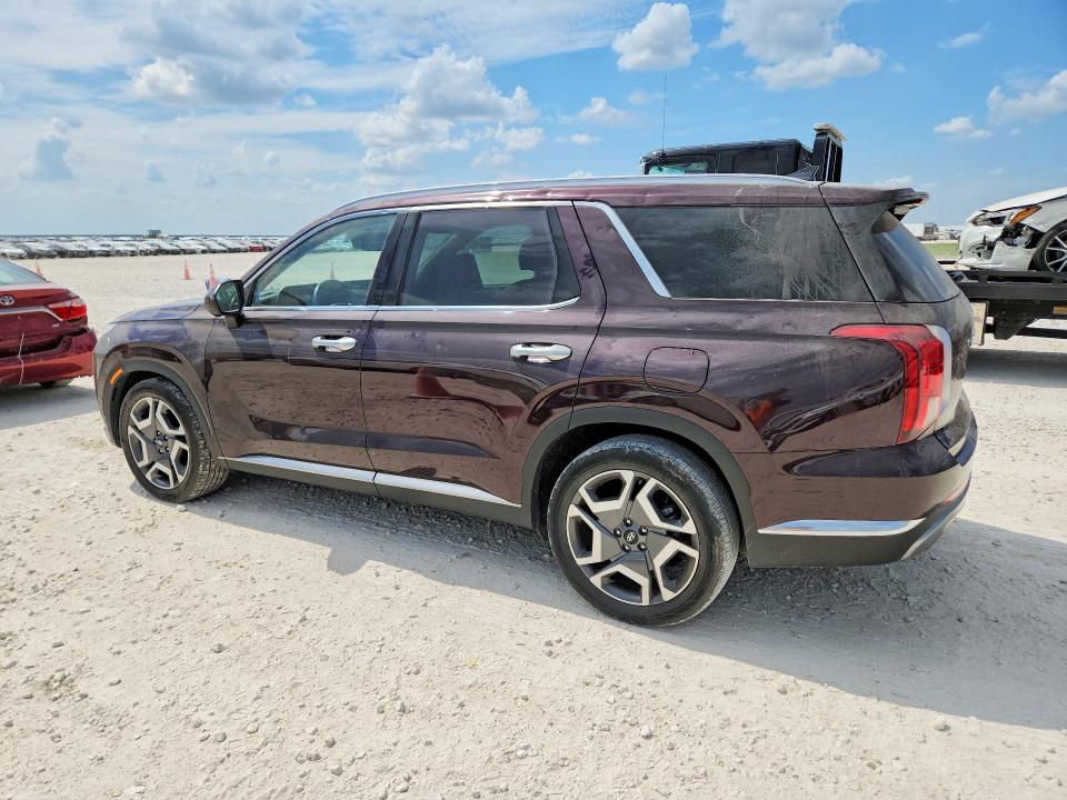 2024 Hyundai Palisade VIN KM8R54GE1RU688917 COPART salvage auction — HAIL, TX - CERT OF TITLE-REBUILT SALVAGE (P), sold $18,300 on 2026-07-23 (photo 2)
