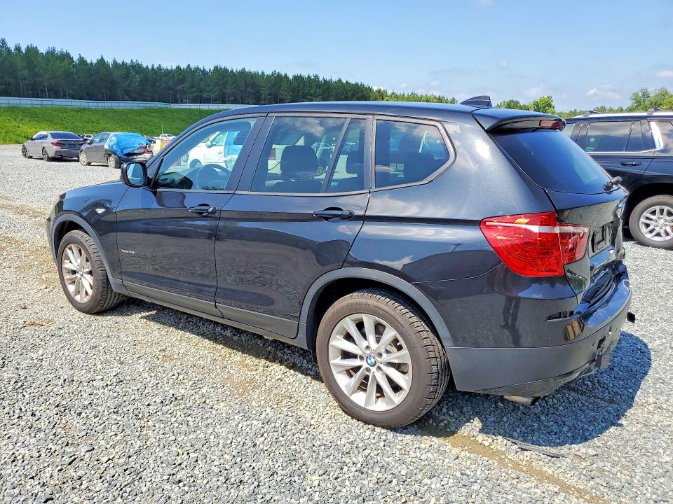 2013 BMW X3 VIN 5UXWX9C55D0A09365 COPART salvage auction — REAR END, NC - SALVAGE CERTIFICATE OF TITLE, sold $550 on 2026-07-30 (photo 2)