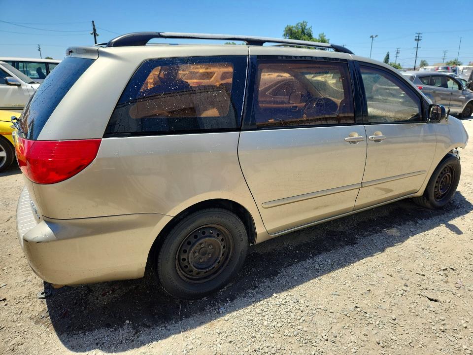 2008 Toyota Sienna VIN 5TDZK23C68S141120 COPART salvage auction — FRONT END, CA - SALVAGE CERTIFICATE, sold $1,050 on 2026-07-27 (photo 3)