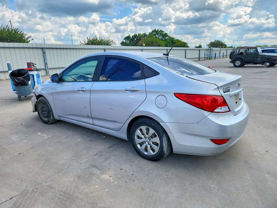 2017 Hyundai Accent VIN KMHCT4AE7HU286516 COPART salvage auction — FRONT END, Tx - Certificate Of Title (P), sold $750 on 2026-07-30 (photo 2)