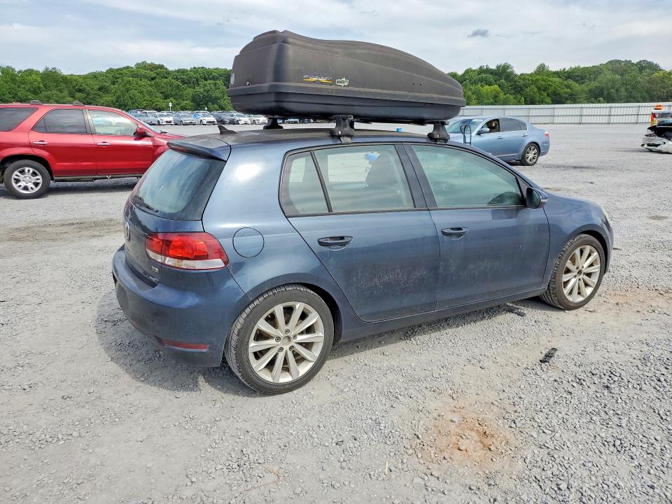 2013 Volkswagen Golf VIN WVWDM7AJ7DW020982 COPART salvage auction — SIDE, Nc - Salvage Certificate Of Title, sold $850 on 2026-08-12 (photo 3)