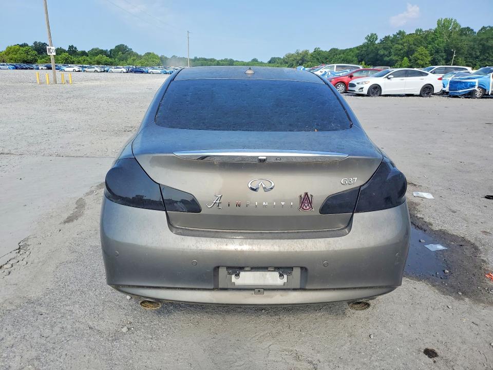 2011 Infiniti G37 VIN JN1CV6AP6BM509926 COPART salvage auction — FRONT END, AL - CERTIFICATE OF TITLE, sold $60 on 2026-07-30 (photo 6)