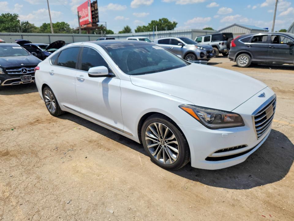 2015 Hyundai Genesis VIN KMHGN4JE4FU063875 COPART salvage auction — HAIL, KS - CERT OF TITLE-SALVAGE (P), sold $1,200 on 2026-07-27 (photo 4)