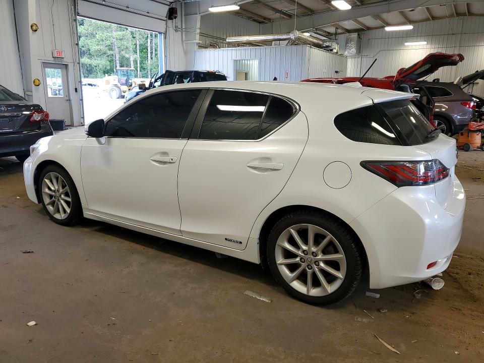 2012 Lexus Ct VIN JTHKD5BH5C2120106 COPART salvage auction — FRONT END, Mn - Cert Of Title-Prior Salvage, sold $1,550 on 2026-07-30 (photo 2)