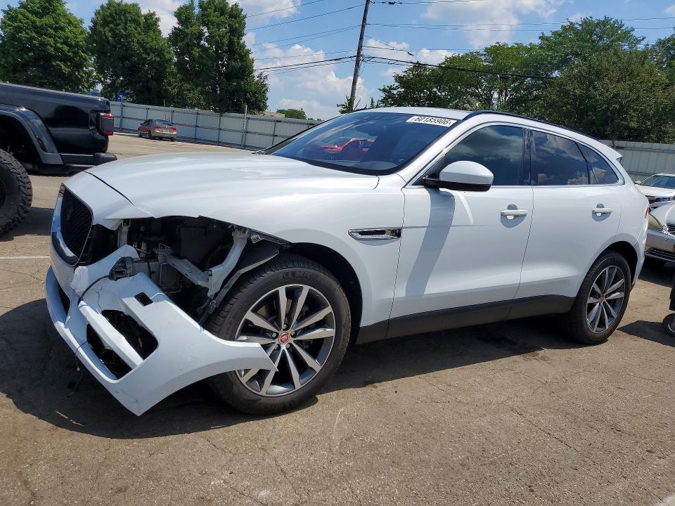 2017 Jaguar F-pace VIN SADCK2BV0HA496455 COPART salvage auction — FRONT END, Oh - Cert Of Title-Salvage, sold $3,000 on 2026-07-17 (photo 1)