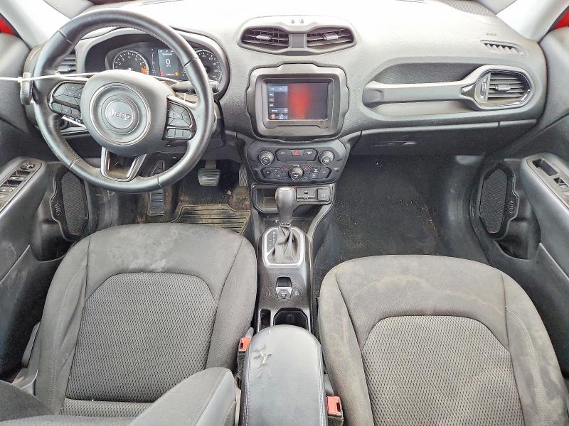 2018 Jeep Renegade VIN ZACCJABB9JPH54900 COPART salvage auction — FRONT END, Il - Certificate Of Title, sold $1,450 on 2026-07-30 (photo 8)