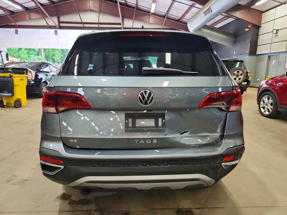2022 Volkswagen Taos VIN 3VVRX7B27NM027048 COPART salvage auction — REAR END, TX - CERTIFICATE OF TITLE (P), sold $12,400 on 2026-07-30 (photo 6)
