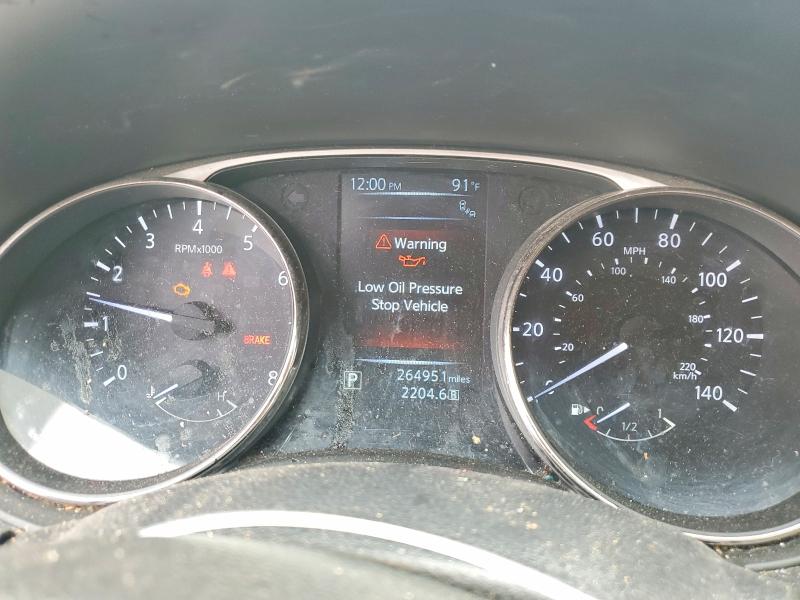 2016 Nissan Rogue VIN KNMAT2MV5GP735426 COPART salvage auction — MECHANICAL, Salvage Title, sold $100 on 2026-07-23 (photo 9)