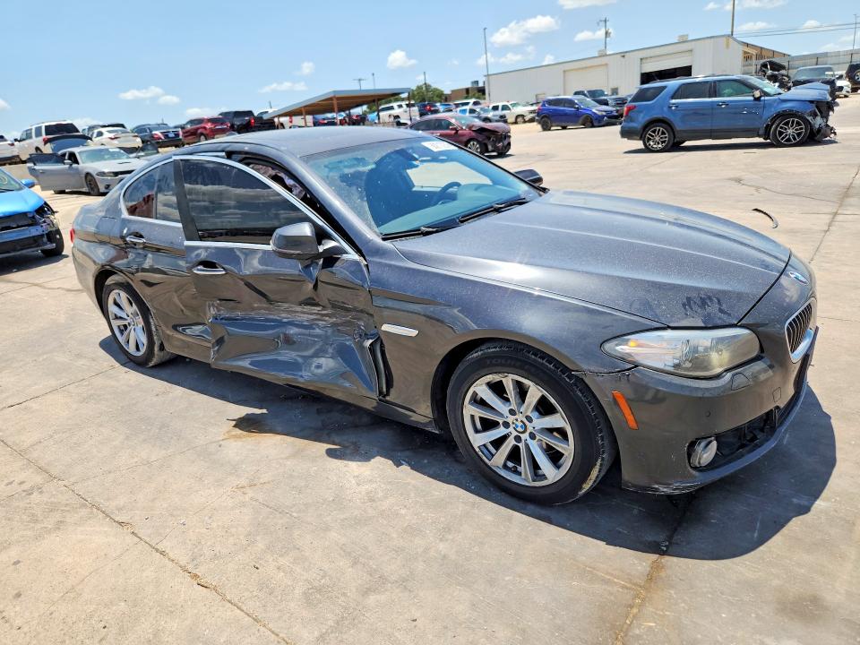 2015 BMW 5er VIN WBA5A7C58FD626803 COPART salvage auction — SIDE, Tx - Bonded Title - Salvage, sold $175 on 2026-07-16 (photo 4)