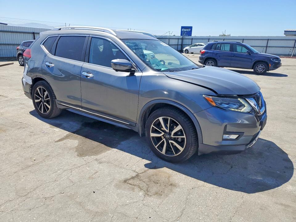 2018 Nissan Rogue VIN JN8AT2MT4JW465010 COPART salvage auction — REAR END, Ca - Salvage Certificate, sold $275 on 2026-07-24 (photo 4)