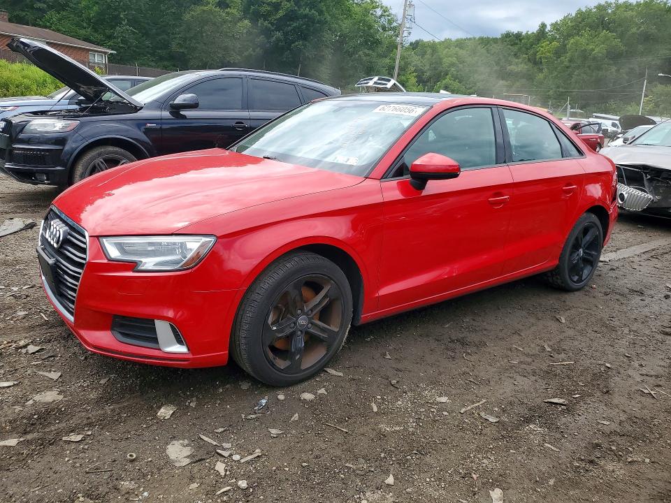 2018 Audi A3 VIN WAUB8GFFXJ1072533 — COPART salvage auction photo
