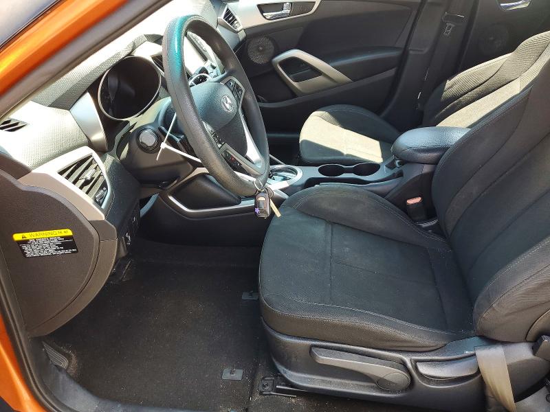 2016 Hyundai Veloster VIN KMHTC6AD6GU298710 COPART salvage auction — MECHANICAL, GA - CERTIFICATE OF TITLE, sold $1,100 on 2026-07-23 (photo 7)
