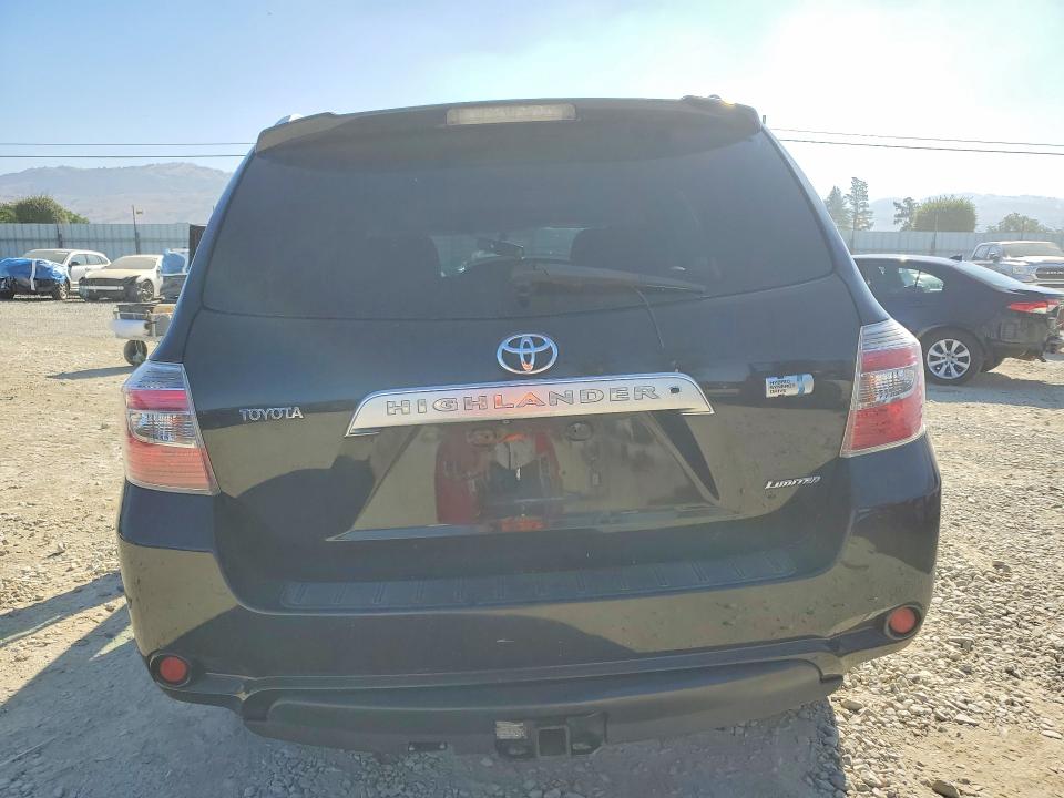 2009 Toyota Highlander hybrid VIN JTEEW44A492031828 COPART salvage auction — FRONT END, CA - SALVAGE CERTIFICATE, sold $850 on 2026-07-28 (photo 6)