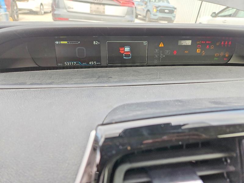 2022 Toyota Prius VIN JTDKAMFU9N3174095 COPART salvage auction — FRONT END, Oh - Cert Of Title-Salvage, sold $600 on 2026-07-24 (photo 9)