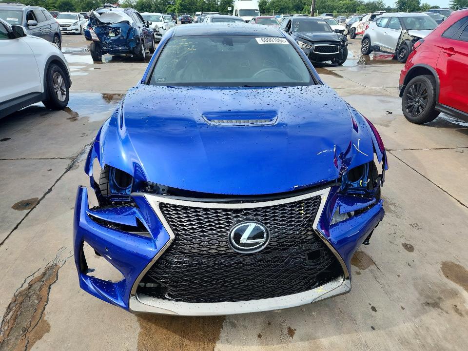 2017 Lexus Rc-f VIN JTHHP5BC4H5006190 COPART salvage auction — FRONT END, Tx - Salvage Vehicle Title, sold $8,600 on 2026-07-23 (photo 5)
