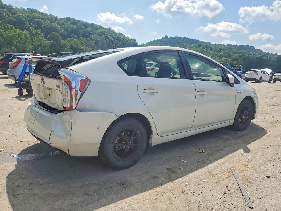 2015 Toyota Prius VIN JTDKN3DU9F0424195 COPART salvage auction — REAR END, Pa - Certificate Of Salvage, sold $1,550 on 2026-07-23 (photo 3)