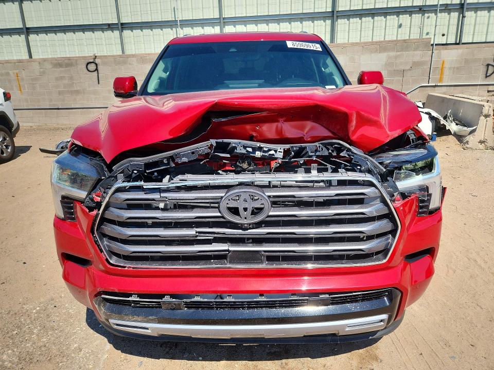 2024 Toyota Sequoia VIN 7SVAAABA2RX047215 COPART salvage auction — FRONT END, Nm - Cert Of Title-Salvage, sold $37,000 on 2026-08-06 (photo 5)