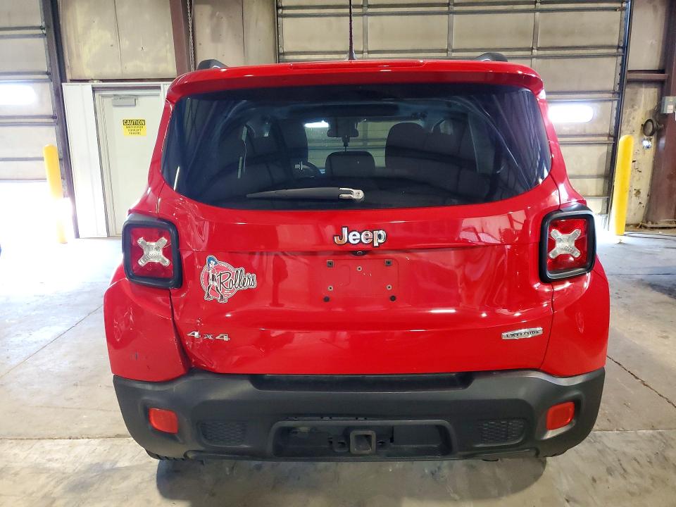 2017 Jeep Renegade VIN ZACCJBBB3HPF50612 COPART salvage auction — REAR END, Ia - Salvage W/Salvage History, sold $1,600 on 2026-07-22 (photo 6)