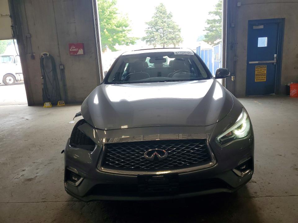 2019 Infiniti Q50 VIN JN1EV7AR1KM593623 COPART salvage auction — FRONT END, Mn - Cert Of Title-Salvage, sold $2,650 on 2026-07-28 (photo 5)