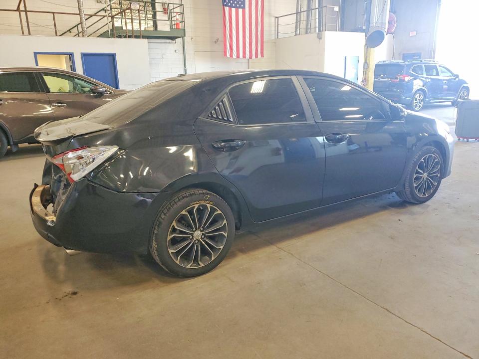 2014 Toyota Corolla VIN 5YFBURHE1EP025388 COPART salvage auction — REAR END, Mn - Cert Of Title-Prior Salvage, sold $1,550 on 2026-07-23 (photo 3)