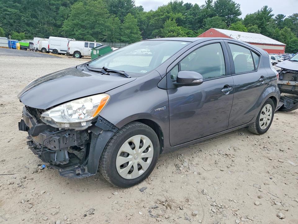 2014 Toyota Prius VIN JTDKDTB38E1071275 COPART salvage auction — FRONT END, Ma - Cert Of Title-Reconstrctd Coll, sold $775 on 2026-07-30 (photo 1)